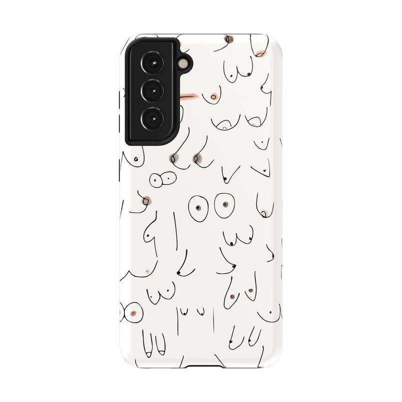 I'm With Her | Black & White Boobs Case iPhone Case get.casely 