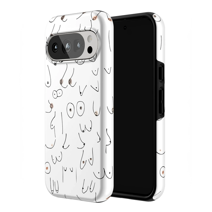 I'm With Her | Black & White Boobs Case iPhone Case get.casely 