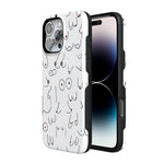 I'm With Her | Black & White Boobs Case iPhone Case get.casely 