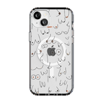 I'm With Her | Black & White Boobs Case iPhone Case get.casely 