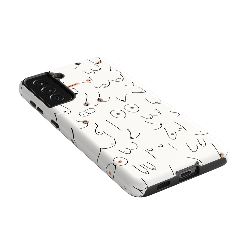 I'm With Her | Black & White Boobs Case iPhone Case get.casely 