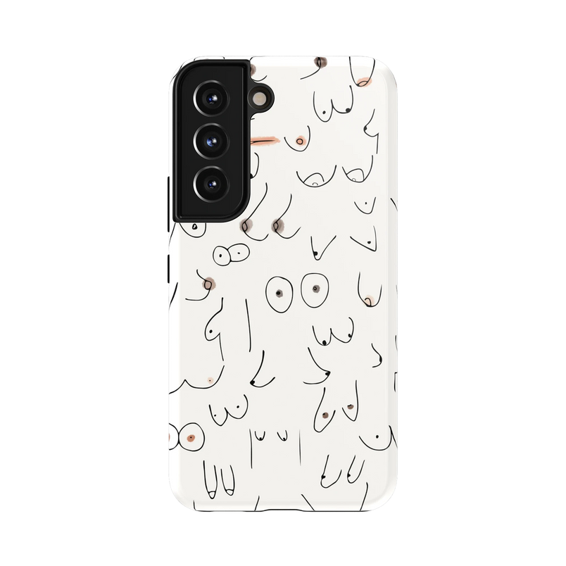 I'm With Her | Black & White Boobs Case iPhone Case get.casely 
