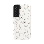 I'm With Her | Black & White Boobs Case iPhone Case get.casely 