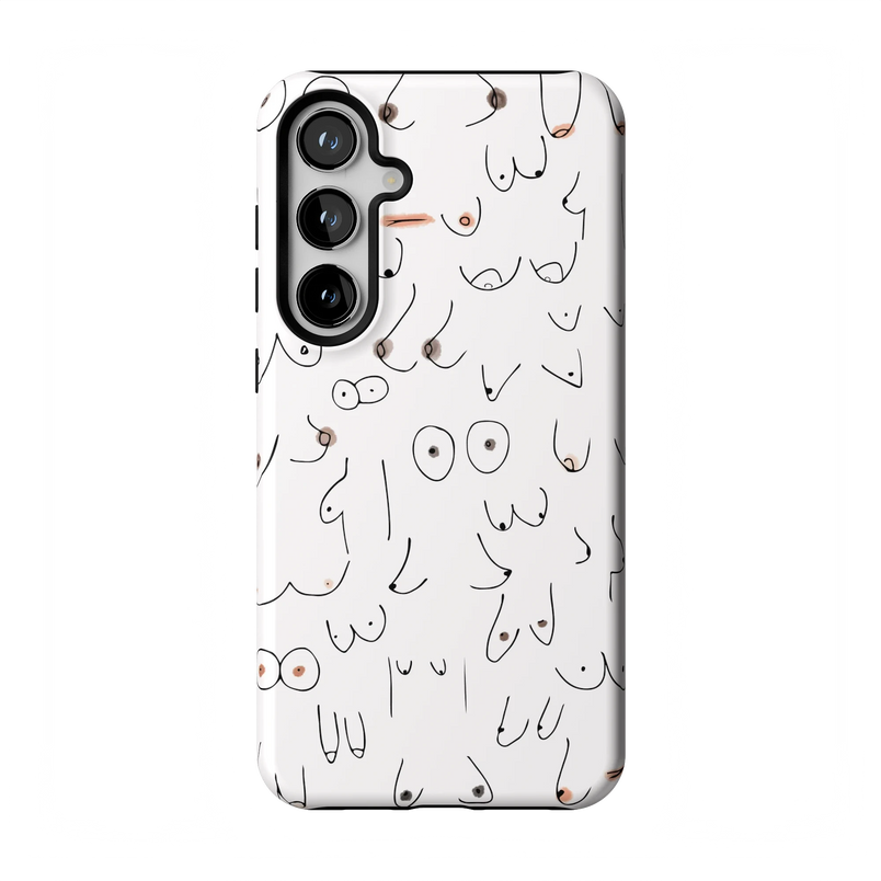 I'm With Her | Black & White Boobs Case iPhone Case get.casely 
