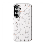 I'm With Her | Black & White Boobs Case iPhone Case get.casely 