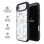 I'm With Her | Black & White Boobs Case iPhone Case get.casely 