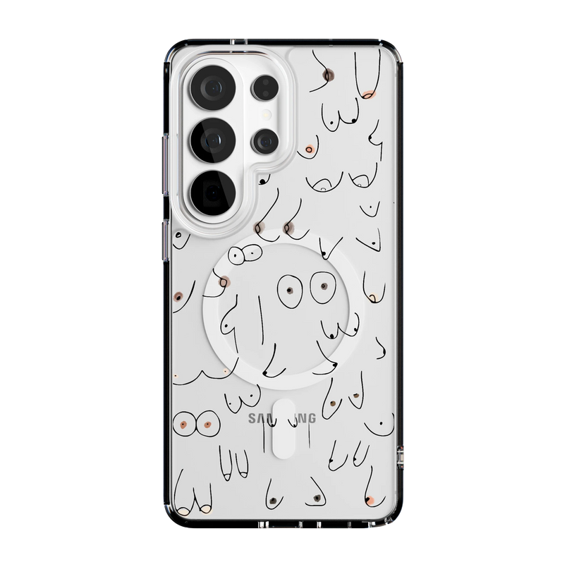 I'm With Her | Black & White Boobs Case iPhone Case get.casely 