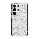 I'm With Her | Black & White Boobs Case iPhone Case get.casely 