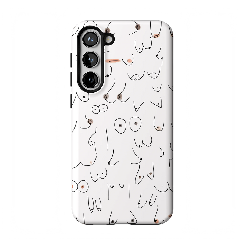 I'm With Her | Black & White Boobs Case iPhone Case get.casely 