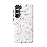 I'm With Her | Black & White Boobs Case iPhone Case get.casely 