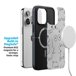 I'm With Her | Black & White Boobs Case iPhone Case get.casely 