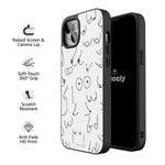 I'm With Her | Black & White Boobs Case iPhone Case get.casely 