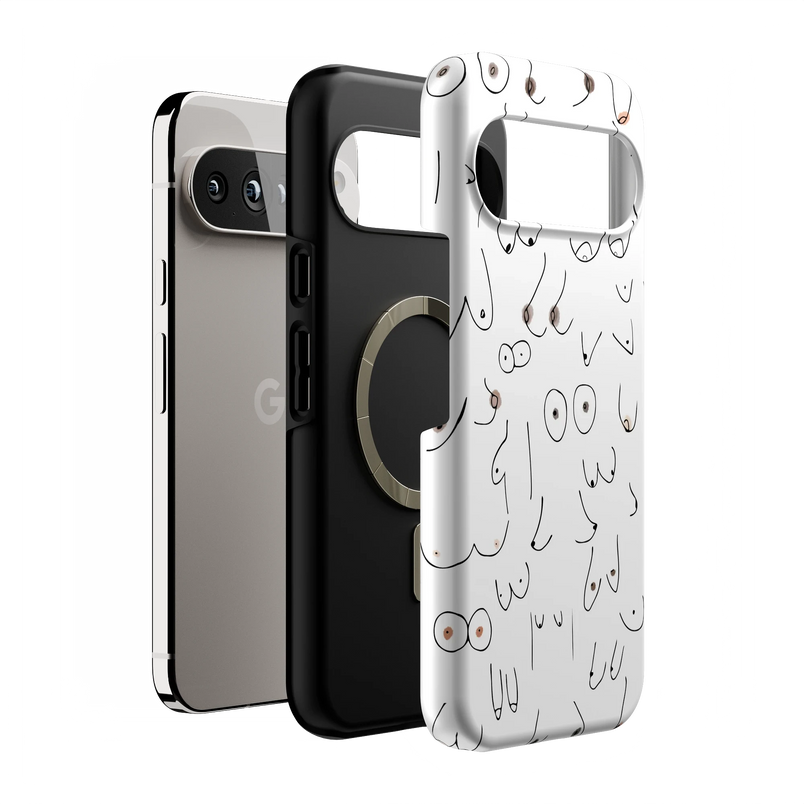 I'm With Her | Black & White Boobs Case iPhone Case get.casely 