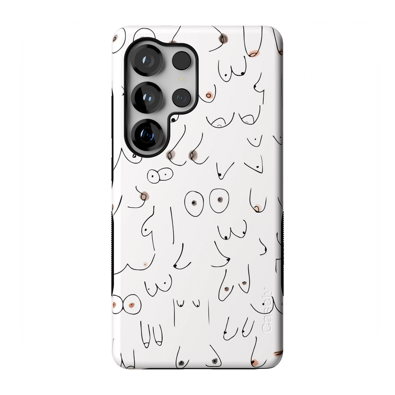 I'm With Her | Black & White Boobs Case iPhone Case get.casely 