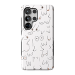 I'm With Her | Black & White Boobs Case iPhone Case get.casely 