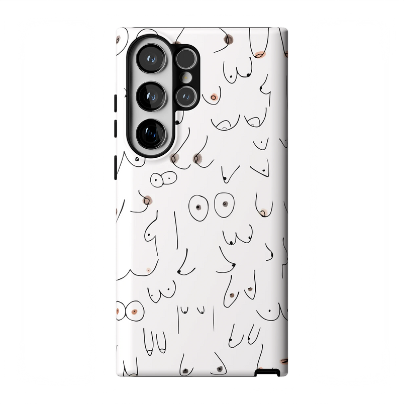 I'm With Her | Black & White Boobs Case iPhone Case get.casely 