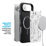 I'm With Her | Black & White Boobs Case iPhone Case get.casely 