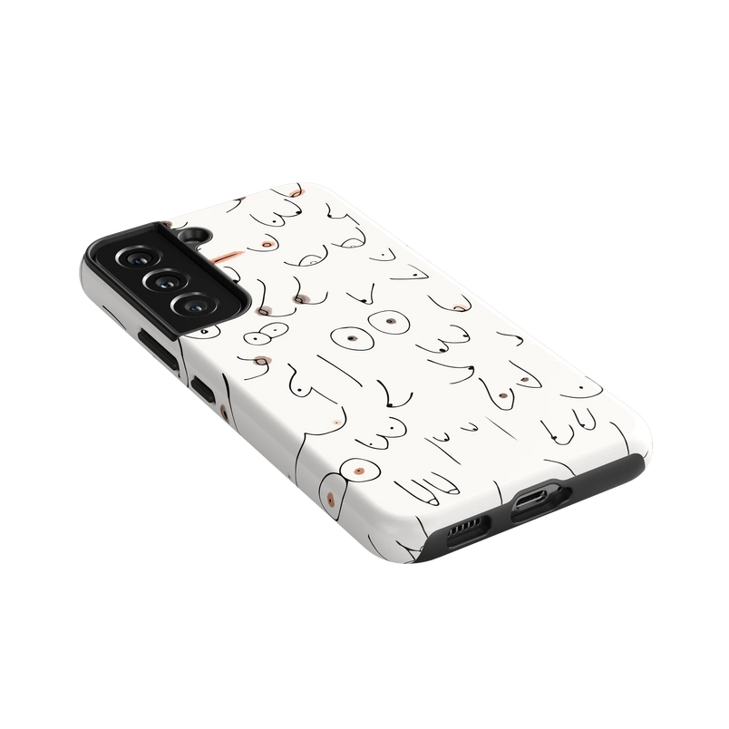 I'm With Her | Black & White Boobs Case iPhone Case get.casely 