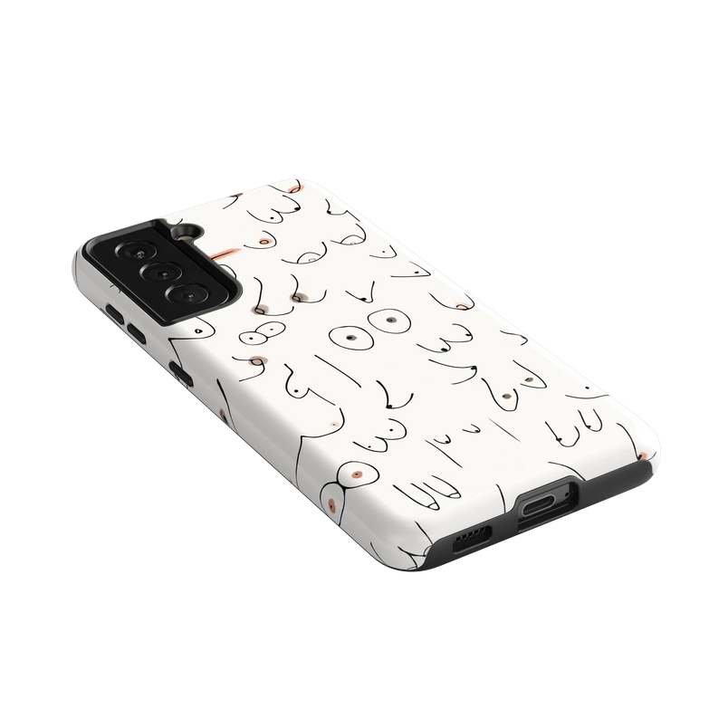 I'm With Her | Black & White Boobs Case iPhone Case get.casely 