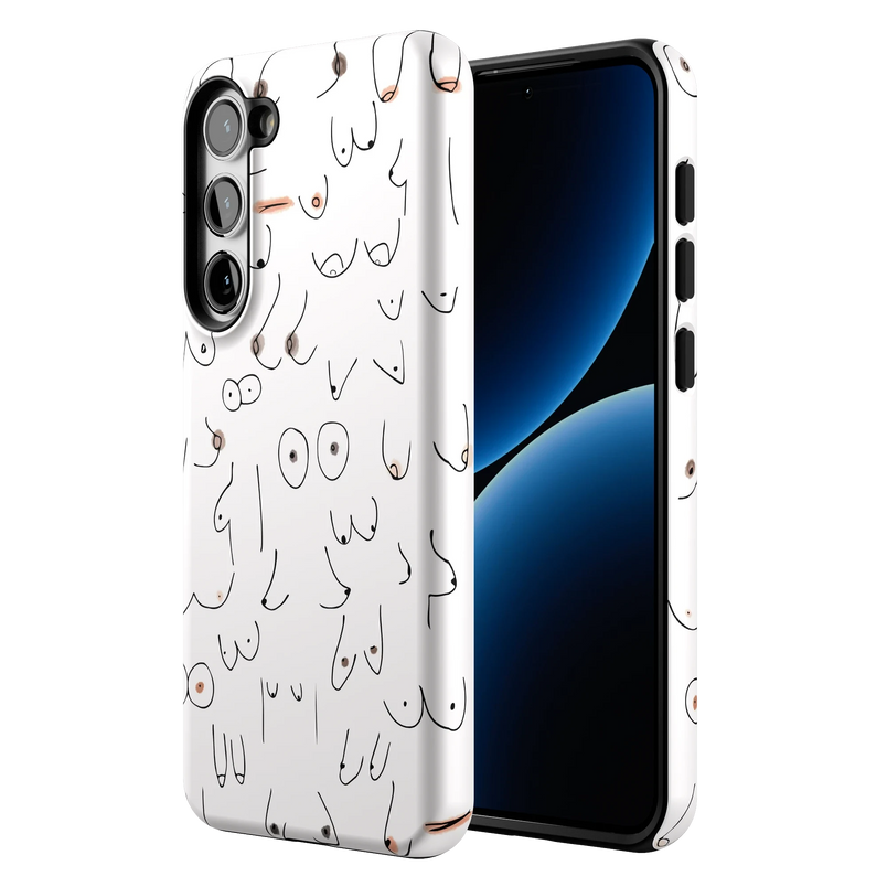 I'm With Her | Black & White Boobs Case iPhone Case get.casely 