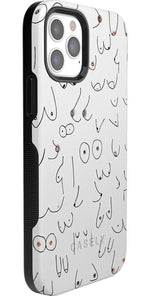 I'm With Her | Black & White Boobs Case iPhone Case get.casely 