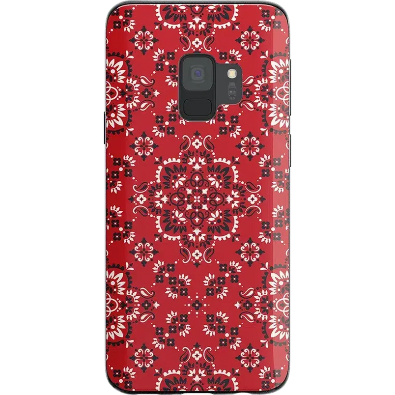 I'm with the Band | Red Bandana Print Samsung Case Samsung Case get.casely Classic Galaxy S9 Plus 