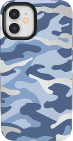 In Formation | Metallic Blue Camo Case iPhone Case get.casely Bold iPhone 12 Mini 