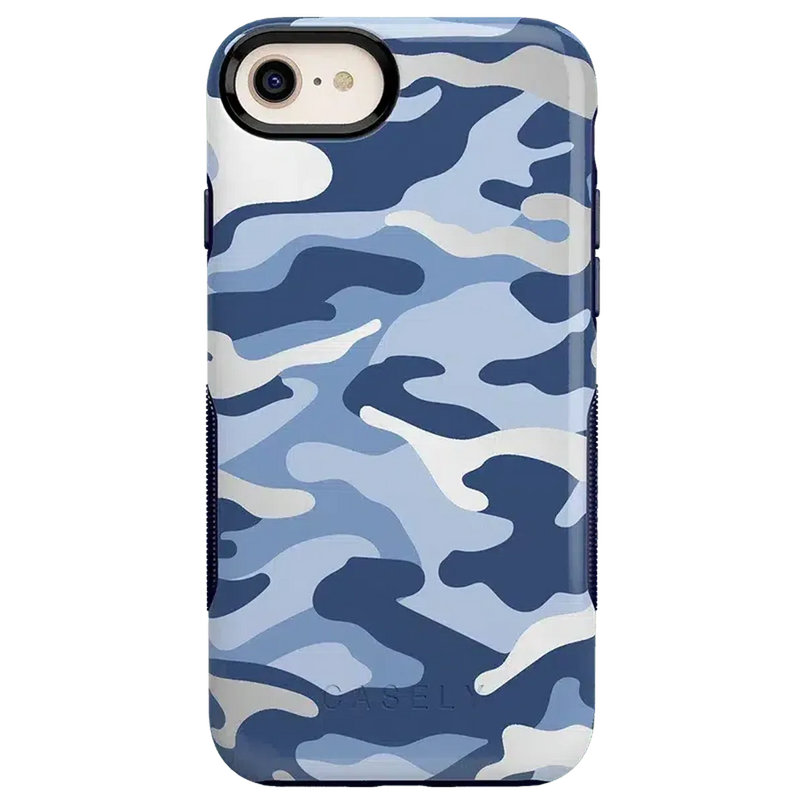 In Formation | Metallic Blue Camo Case iPhone Case get.casely 