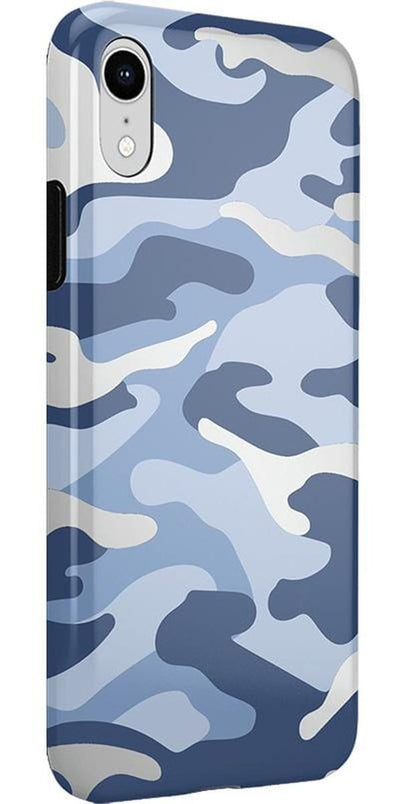 In Formation | Metallic Blue Camo Case iPhone Case get.casely 