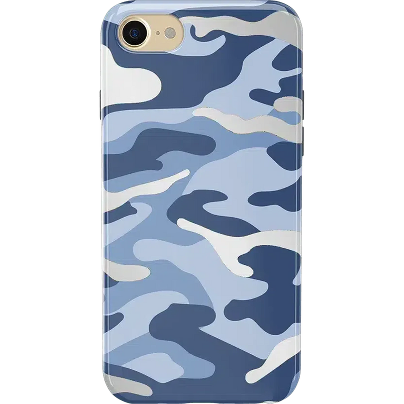 In Formation | Metallic Blue Camo Case iPhone Case get.casely 