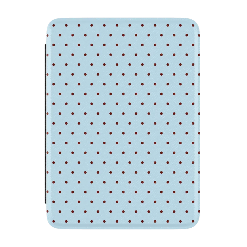 On the Dot | Blue Polka Dot Kindle Case | Casely