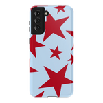 Stars Align | Blue & Red Stars Case - Galaxy S21 Plus