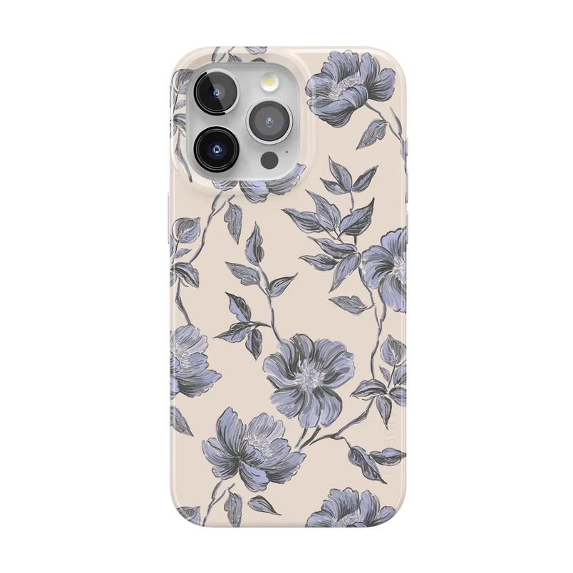 Ink & Iris | Vintage Floral Case iPhone Case get.casely Classic + MagSafe® iPhone 15 Pro Max 