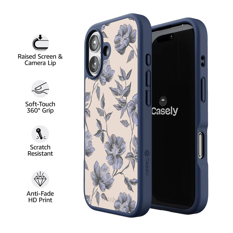 Ink & Iris | Vintage Floral Case iPhone Case get.casely 
