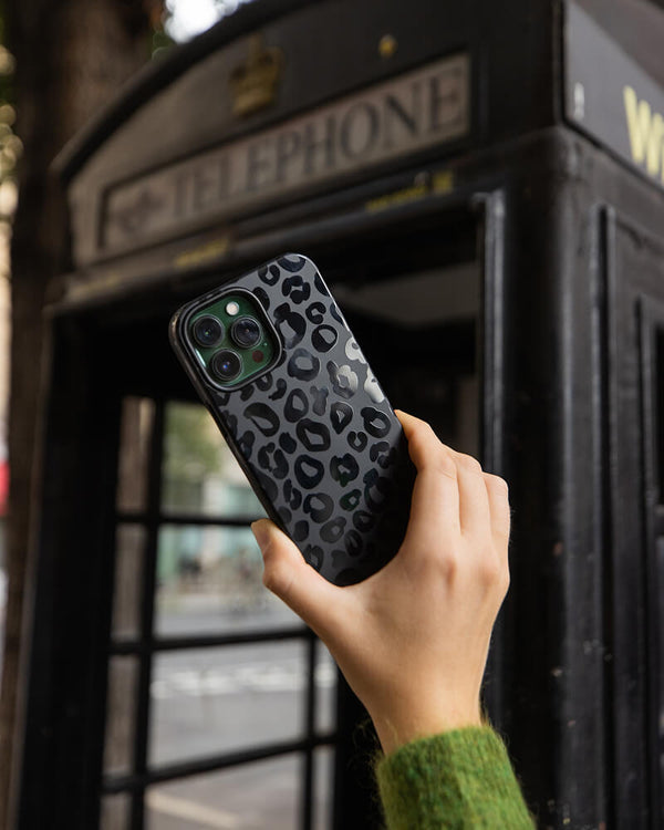 Into the Wild | Black Leopard Case