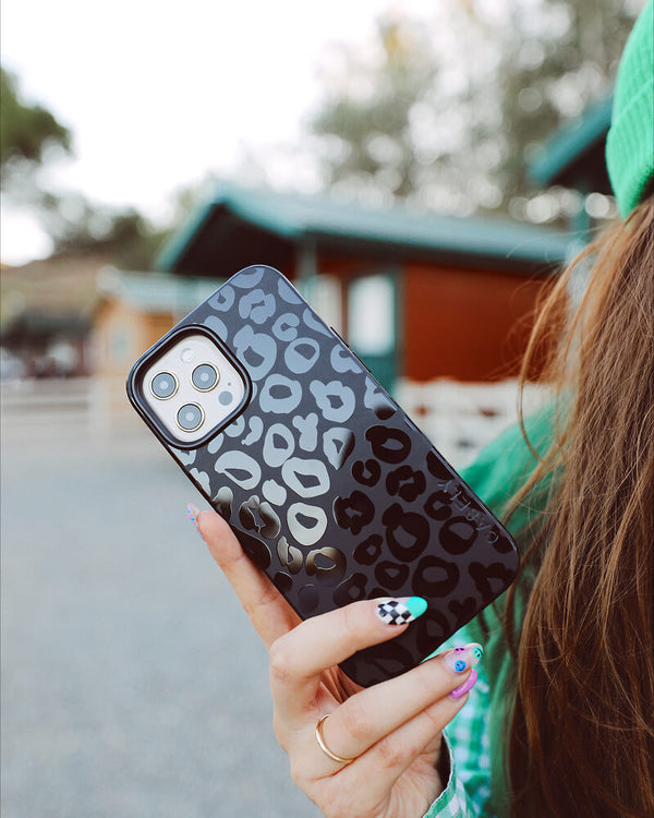 Into the Wild | Black Leopard Case