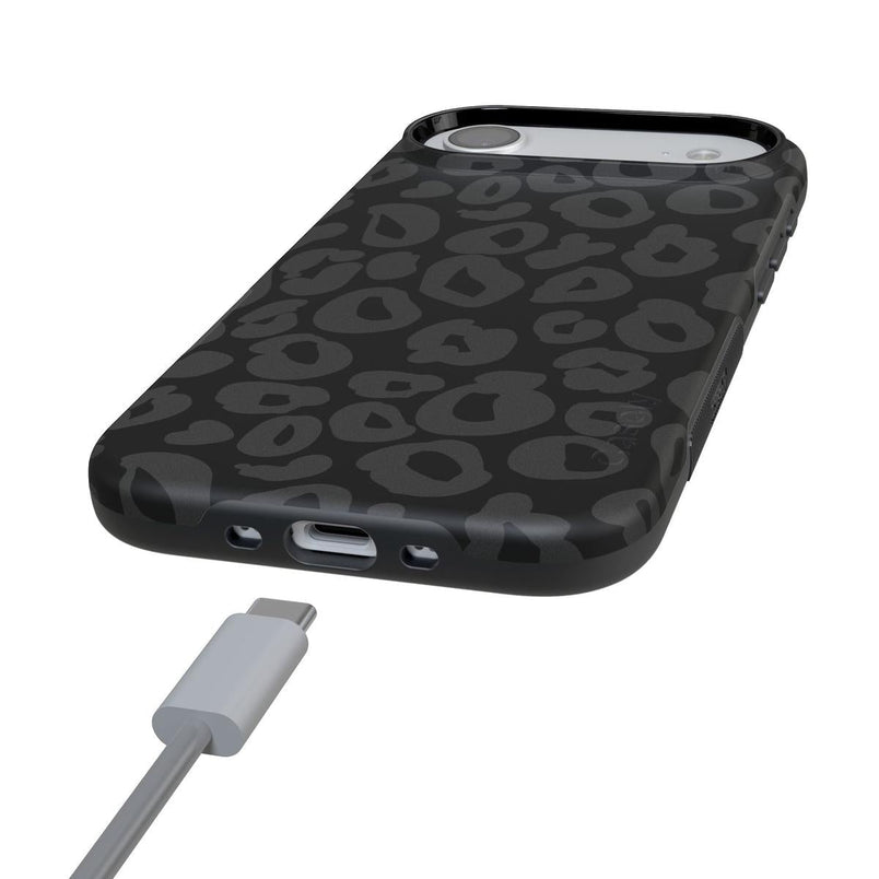 Into the Wild | Black Leopard Case iPhone Case get.casely 