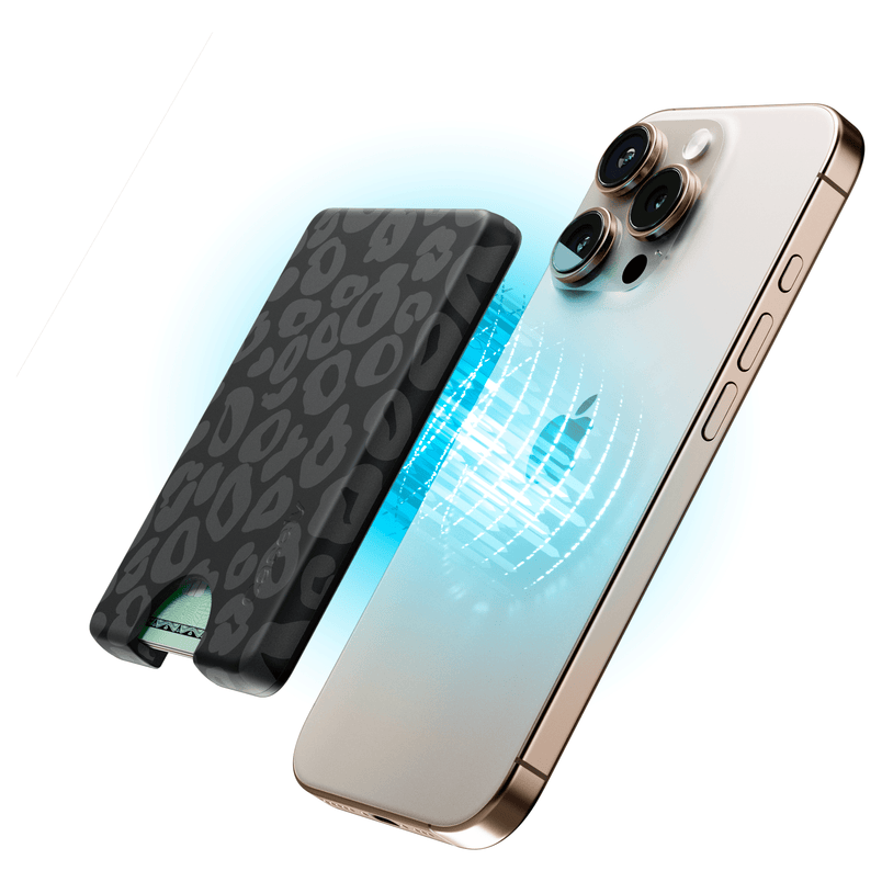 Into the Wild | Black Leopard MagWallet MagWallet get.casely 