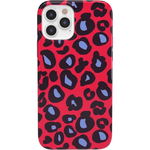 Into the Wild | Red & Blue Leopard Print Case iPhone Case get.casely Classic iPhone 12 Pro Max 