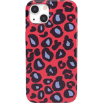 Into the Wild | Red & Blue Leopard Print Case iPhone Case get.casely 