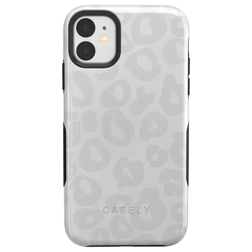 Into the Wild | White Snow Leopard Case iPhone Case get.casely Bold iPhone 11