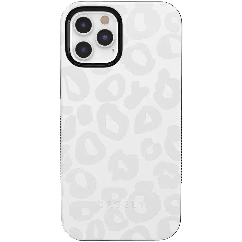 Into the Wild | White Snow Leopard Case iPhone Case get.casely Bold + MagSafe® iPhone 12 Pro Max