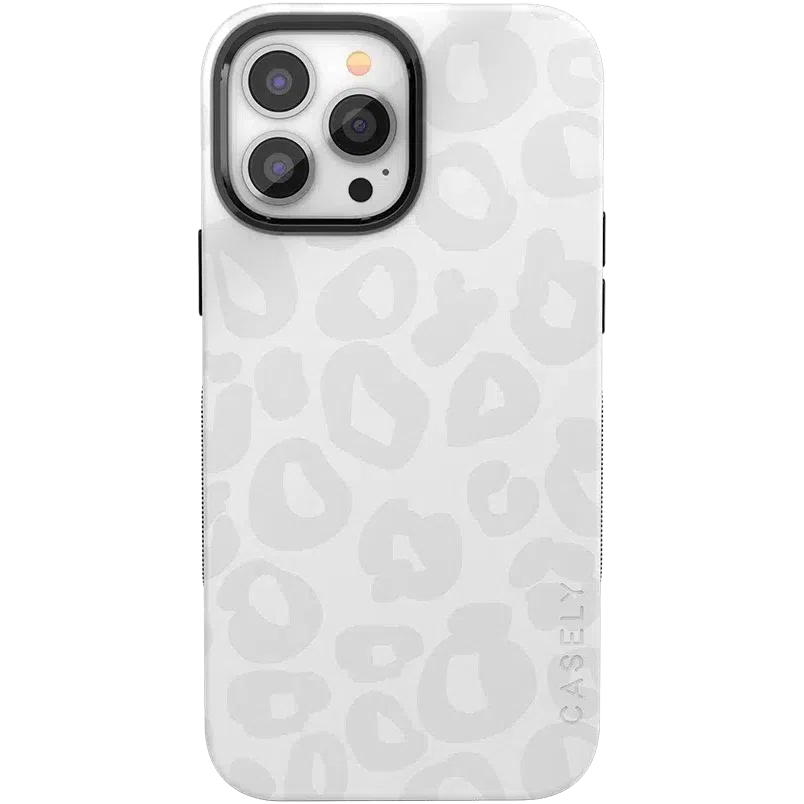 Into the Wild | White Snow Leopard Case iPhone Case get.casely Bold + MagSafe® iPhone 13 Pro Max