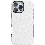 Into the Wild | White Snow Leopard Case iPhone Case get.casely Bold + MagSafe® iPhone 16 Pro Max