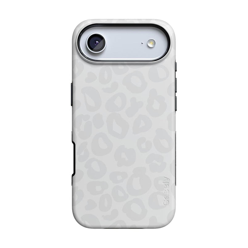 Into the Wild | White Snow Leopard Case iPhone Case get.casely Bold + MagSafe® iPhone 17 Air 