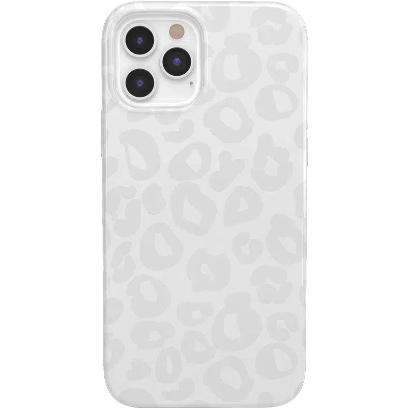 Into the Wild | White Snow Leopard Case iPhone Case get.casely Classic iPhone 12 Pro Max