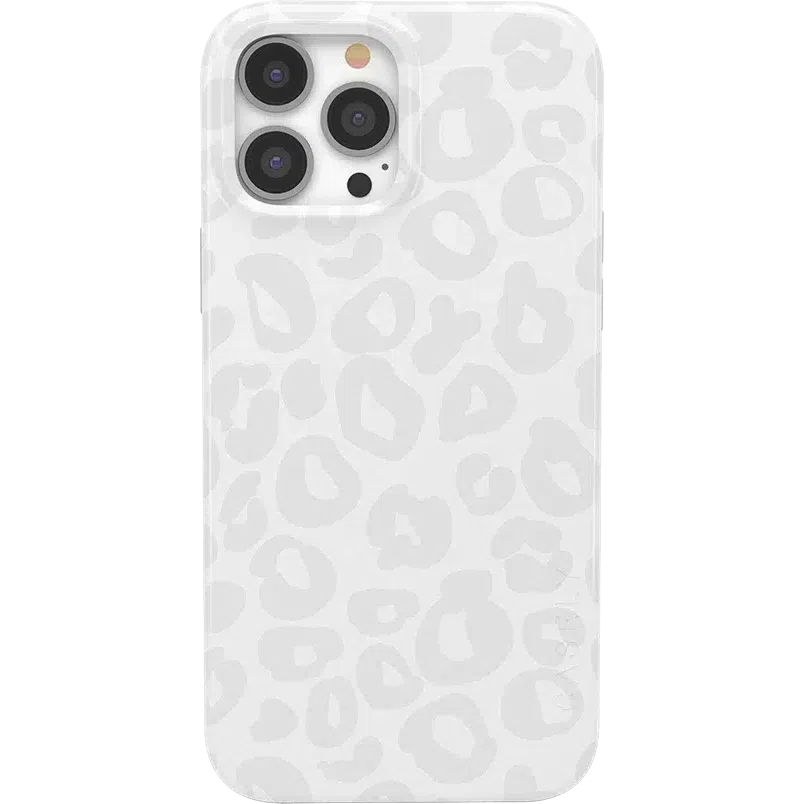 Into the Wild | White Snow Leopard Case iPhone Case get.casely Classic + MagSafe® iPhone 13 Pro Max