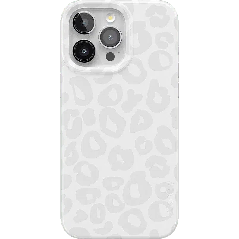 Into the Wild | White Snow Leopard Case iPhone Case get.casely 