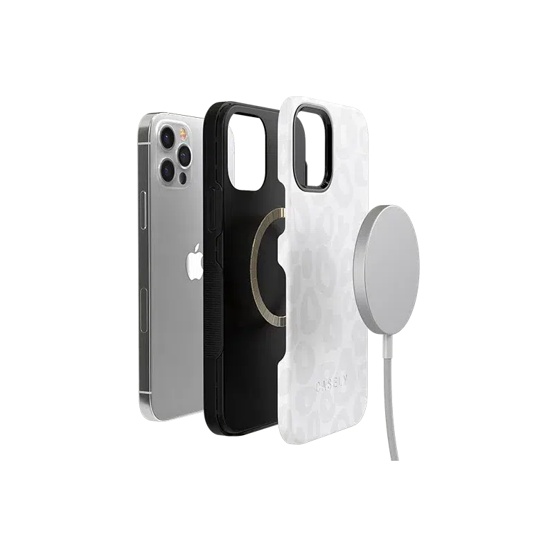 Into the Wild | White Snow Leopard Case iPhone Case get.casely 