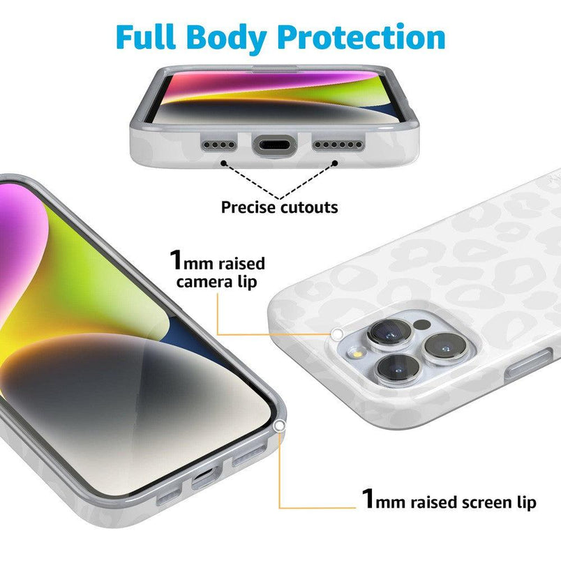 Into the Wild | White Snow Leopard Case iPhone Case get.casely 